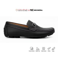Men's Formal Slip-On Loafers MJC3-03 Full Black Office Party Work Shoes
