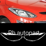 MIKA HEAD LAMP/ COVER LAMPU DEPAN MAZDA 2 2007-2012-Kumma.id