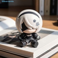 BERNARDO Anime 9s 2B Figure, Collectible Design Battle Damage 2B 9S Anime Action Model, Anime Collec