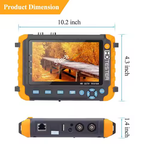 CCTV Camera Tester AHD/CVI/TVI Tester CCTV Cameras Tester AHD Testers TVI with HDMI VGA Input Video 