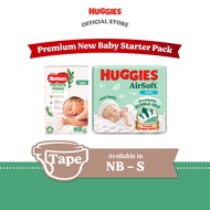Huggies Air Soft Newborn Baby Diapers - Size NB/S/M (1 Pack)