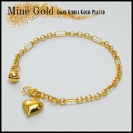 Bangkok 24K Gold Bracelet Korean 24K Gold Bracelet Fashion Bracelet 916 Gold Bracelet Women's Chain