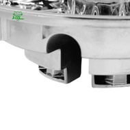 A22E-8Inch SS Golf Cart Wheel Covers, 5 Spoke Design Hub Cap For Golf Carts For Club Car, EZGO, Yama