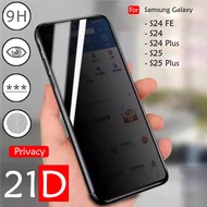 Samsung Galaxy S24 S24 FE Plus S24+ S25 Plus S25+ Privacy Screen Protector Tempered Glass Anti Spy