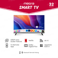 MEGRA 32 Inch Smart TV With Netflix Licensing LED Television HD Built In MYTV 32寸智能高清电视机