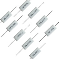 10pcs 5W 5% Cement Resistor Power Resistance 0R27 0R3 0R33 2R7 3R3 0.27 0.3 0.33 2.7 3 3.3 3.6 3.9 2