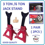 3 TON / 6 TON Jack Stand For Automobile Use [ 1 pair = 2pcs ] Heavy Duty HIGH QUALITY 3TON CAR KERET