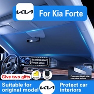 Car Front Window Sunshade Cover For KIA Forte Windshield Visor Windscreen Folding Auto UV Protection