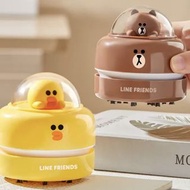 line friends 桌面 吸塵器 迷你 清潔 清理 brown choco 熊大 兔兔 餐具 雞仔 鴨仔 sally 公仔 生日禮物 送禮 家居 日用品 cony