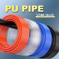 Pneumatic Pipe Tube diameter PU Air Gas Pipe Hose 4mm 6mm 8mm 10mm 12mm PU Tube 10M/Roll