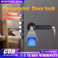 Door Lock fingerprint Smart Door Security key Lock Fast Fingerprint Handle Electronic Door Smart Home Smart Door Lock St