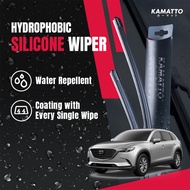Kamatto Wiper Mazda CX-9 / CX9 (2017-Present) Hydrophobic Silicone Windshield Wiper Water Repelling 