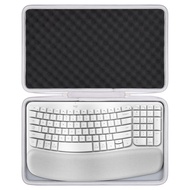 co2CREA Hard Case Compatible with Logitech Wave Keys MK670 Combo/Wave Keys Wireless Ergonomic Keyboa