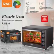 【好康免運】raf歐規電烤箱50l大容量獨立溫控家用多功能烤箱可視烘焙烤爐