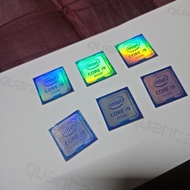 Stiker laptop intel core i9 regular hologram 2022