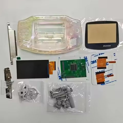 2026 New GBA IPS LCD No Cut Shell Required Easy to Install 2.9" IPS High Brightness LCD and Shell Ki