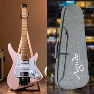 ⭐ศูนย์ไทย⭐ Aguda® Musicbody Pro Headless HSS Electric Guitar กีตาร์หัวตัด กีตาร์ไฟฟ้า หัวตัด 24 เฟรต