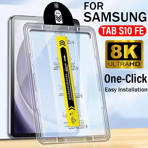 For Samsung Galaxy Tab S10 FE FE+ Tablet Tempered Glass Screen Protectors Easy Install Dust Free Kit