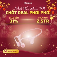 Mojawa RunPlus Swimming Headphones Pink – Waterproof-32GB–Bone Conduction Headphones, Gym, Swimming,