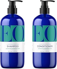 EO Shampoo and Conditioner Combo Pack, 16 Ounce Bottles (1 of Each), Grapefruit and Mint, Organic Pl