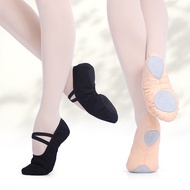 【CC】 Ballet Shoes Canvas Slippers Split Sole Gymnastics Dancing Children Adult