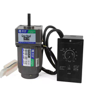 6W 220V 6.9รอบต่อนาที-415รอบต่อนาที AC มอเตอร์เกียร์ทด2GN15K 2IK6GN-C พร้อมตัวควบคุมความเร็วที่ปรับไ