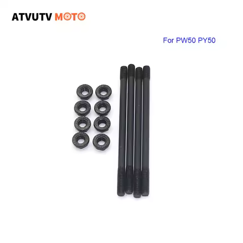 Engine Cylinder Barrel Head Bore Stud Bolts For Yamaha Pw50 Py50 Peewee Py Pw 50 Dirt Bike