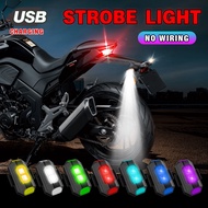 3-7 Color Motorcycle Bikes Rechargeable Flashing Lights Modified Drones Aircraft Lights Night Flight Lights Model Remote Control Car Warning Lights Accessories