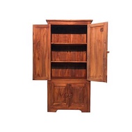 【吉迪市100%全柚木家具】UNC1-48A 柚木復古書櫃 收納櫃 衣櫃