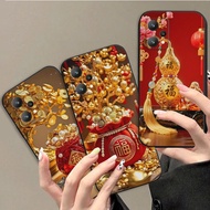 Realme 9 4G / 9i / 9 Pro / 9 Pro+ 5G case with 3D printed God of Wealth, lucky and fortune CNY case
