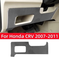 For Honda CRV CR-V 2007 2008 2009 2010 2011 Accessories Carbon Fiber Interior Car Driver's Panel Dec