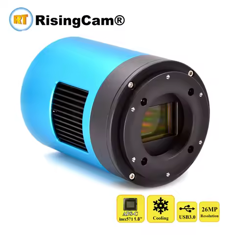 RisingCam 26mp High resolution imx571 APS-C 1.8" large sensor 16bit USB3.0 TE Cooling digital USB mi