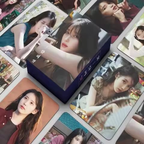 55Pcs/Set IU Idol Girl New Album The Winning Tour Lomo Cards High Quality HD Printed Photocards Lee 