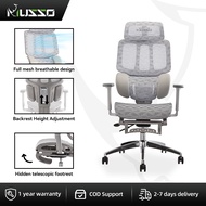 MUSSO H80 CLASS Ergonomic Chair 3D Armrest and Adjustable Headrest Game Chair with Adjustable Back H
