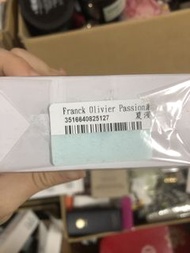 franck olivier passion香水