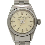 【日本直送】ROLEX Oyster Perpetual 女仕機械錶 cal.1161 6618 不鏽鋼 自動上鍊 指針式顯示 銀色錶盤【二手】