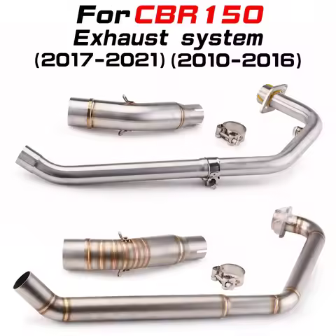 For CBR150 CBR125 CBR125R CB125R CBR150R CB150R Motorcycle Exhaust Modified Middle Front Link Pipe