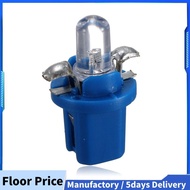 10Pcs LED Bulb Meter Dash B8-5D T5 Lamp with Holder Blue Tuning Auto Car Light