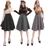 KARAKOREA 310 Flare Heejin Skirt/Korean Women Skirt/Midi Skirt/Midi