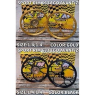 (S1M) AEROX THAI CNC SPORT RIM 17 inch 1.4/1.4-17 SPORT RIM AEROXTHAi  17inchi EGO LC AVANTIZ SOLARI