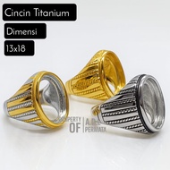 TITANIUM RING DIMENSIONS 13X18