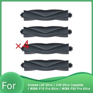 4 Pcs Main Brush For Dreame L40 Ultra / X40 Ultra Complete / MOVA P10 Pro Ultra / MOVA P50 Pro Ultra