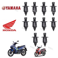 [Ready Stock] 10 BIJI RIVET CLIP COVERSET (6MM) utk Motor Yamaha dan Honda. Y15, Y16, RS, RSX, R25, 