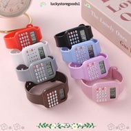LUCKYSTOREGOODS Electronic Digital Calculator, Date Display Cartoon Micro Calculator Watch, Portable