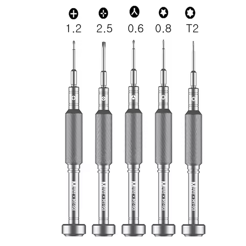 Magnetic Precision Screwdriver 1.5 1.2 Phillips 0.8 Pentagon 0.6 Y-Type Cross 2.5 T2 HEX For IPhone 
