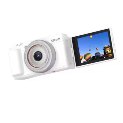 SJCAM ZV200 Digital Camera 5K/80MP Vlog Camera | 6-Axis Stabilization | Rotatable Touch Screen Stude
