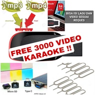 flashdisk sandisk 64gb isi 3000 lagu karaoke mp3/mp4 original