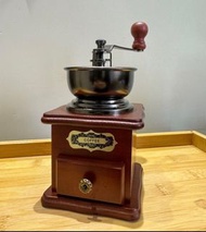 Yukawa 手動咖啡磨豆機（K150）復古木質磨豆機