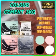 (3 KG) PYE COLOUR Cement / Premix 921 Simen Putih for Plastered Wall Fill Tile Gaps Touch Up