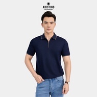 [LIMITED] Áo Polo Nam Aristino Business Regular Silk Tơ Tằm Cao Cấp 1PS073AS3